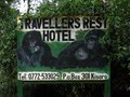 Traveller's Rest Hotel sign