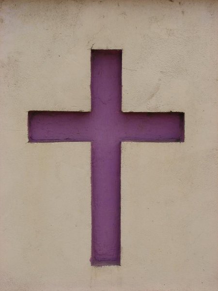 Purple cross