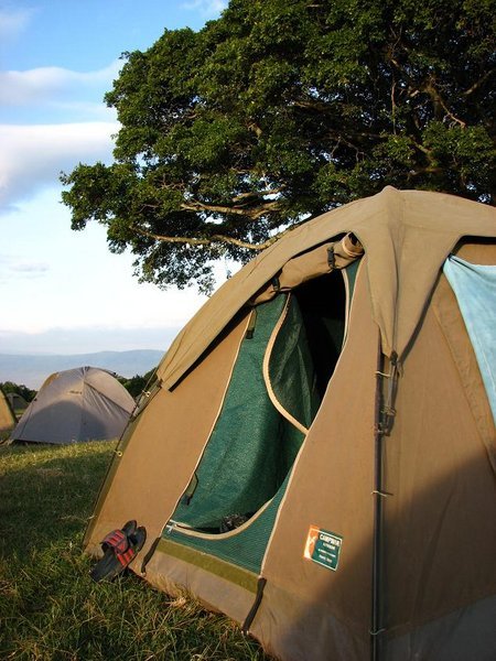 My tent at Simba A campsite