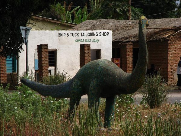 Dinosaur, well-named tailoring shop, and great diversification of business interests