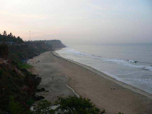 Varkala beach at dawn