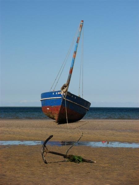 Boat and anchor