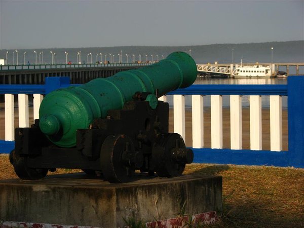 Cannon and ferry