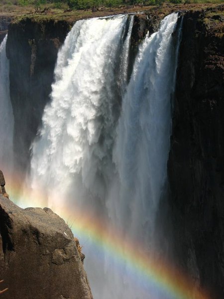 Vic Falls and rainbow