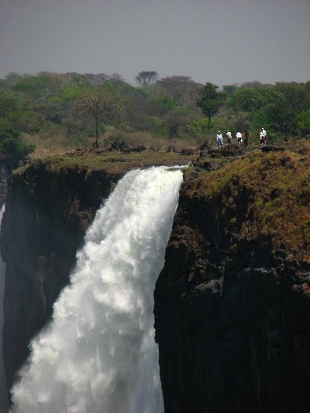 Vic Falls and insignificant tourists