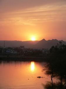 Sunset over Udaipur