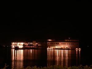 Lake Palace by night