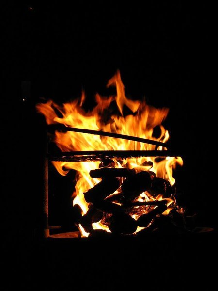 The burning braai