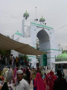Main gate to Sufi shrine