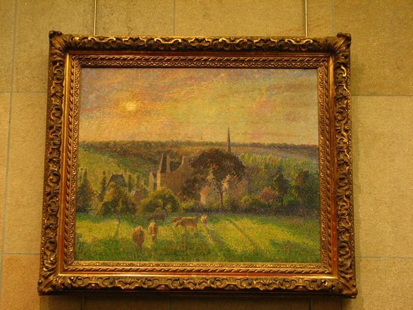 Pissarro's "The Church and Farm of Eragny"