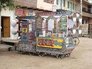 Mobile sound system used during weddings