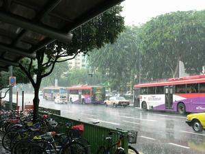Monsoon-strength shower