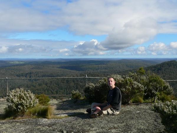 Me at the summit of Mount Frankland