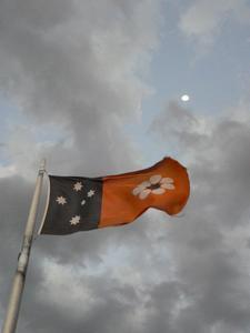 NT flag and moon