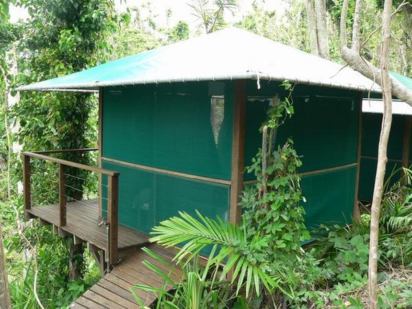 My hut at the Sanctuary