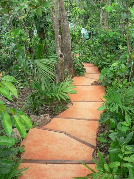 Follow the orange brick road