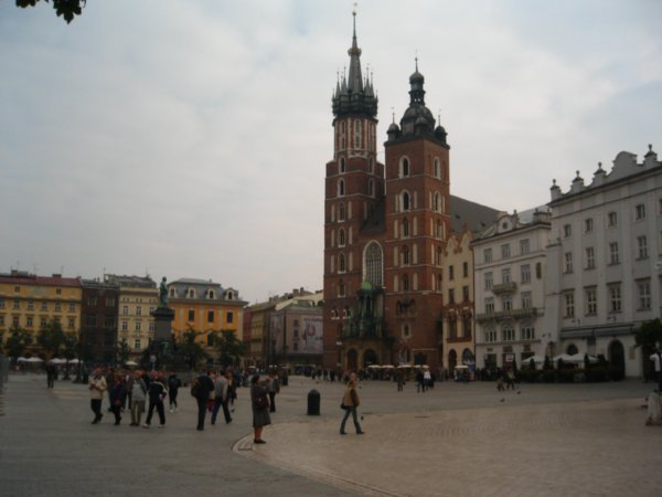 Krawkow main square