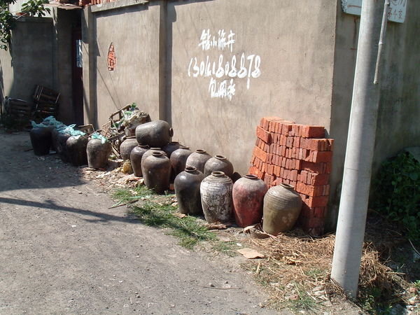 Row of Alcohol Pots