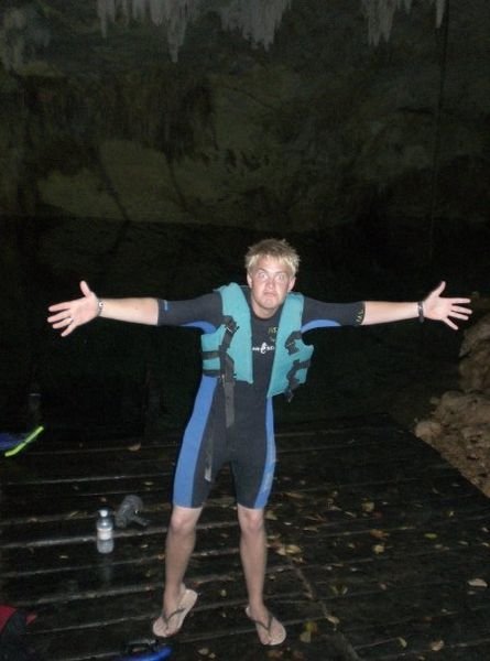 Snorkeling the caves