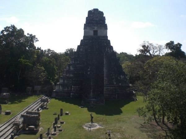 Tikal central plaza.