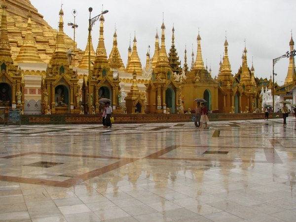 Inside Shwedagon Paya