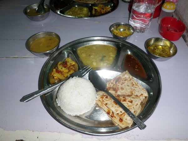 Vegetarian Dinner at Nepalese.