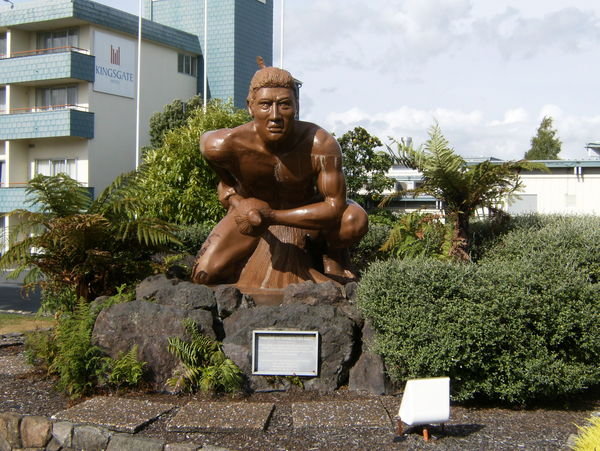 Maori Warrior Statue