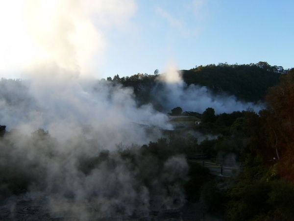 Morning Geothermal Activity