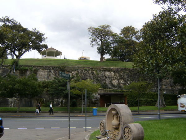 Looking up to the Sydney Observatory