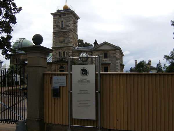 Sydney Observatory Entrance