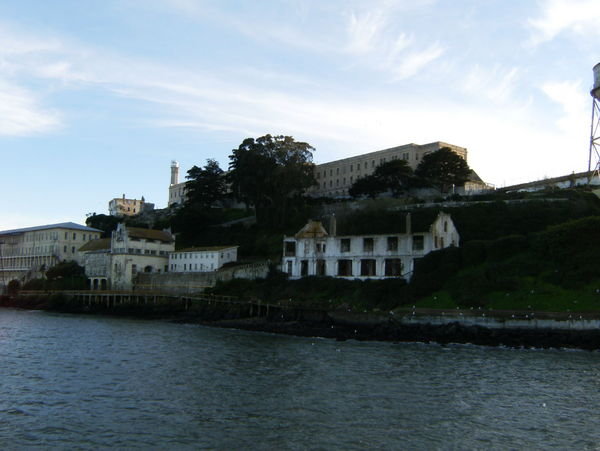 Northeast tip of Alcatraz