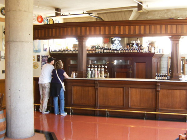 Working area of the Tap Room