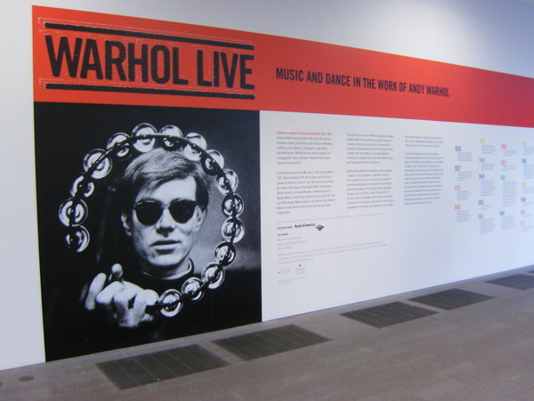 Entrance to the Warhol exhibit