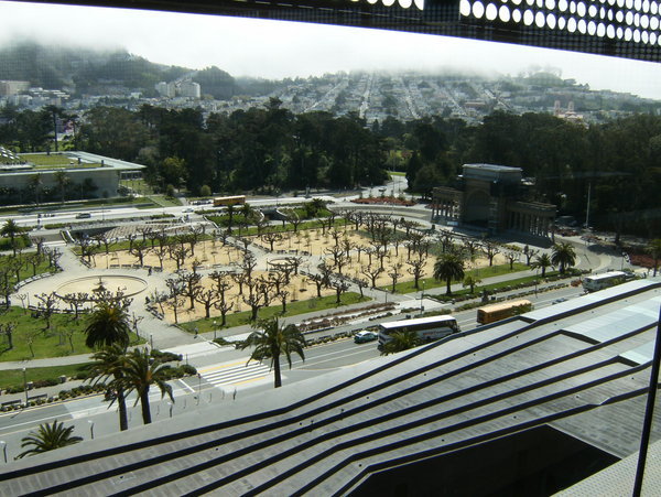 Stage area from DeYoung viewing deck