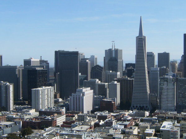 Transamerica Building and Financial District