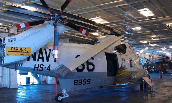 Helicopter made for Aircraft Carrier stowage