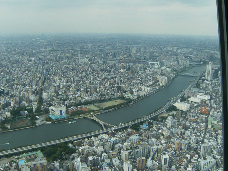 Sumida River from Skytree Tembo Deck