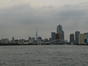 Skytree in the far distance now