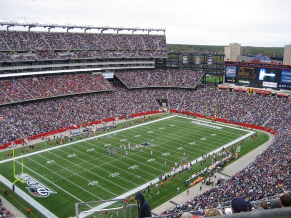 Gillette Stadium, home of the New England Patriots