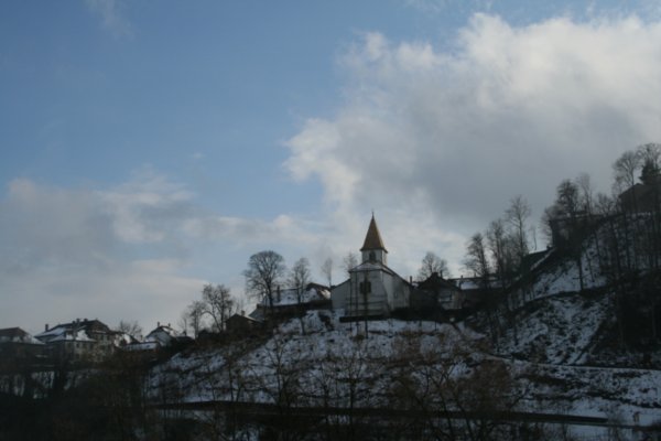 The hilltop church