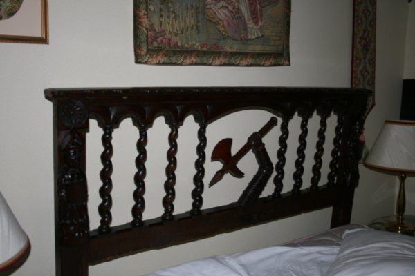 Our creepy hotel bed