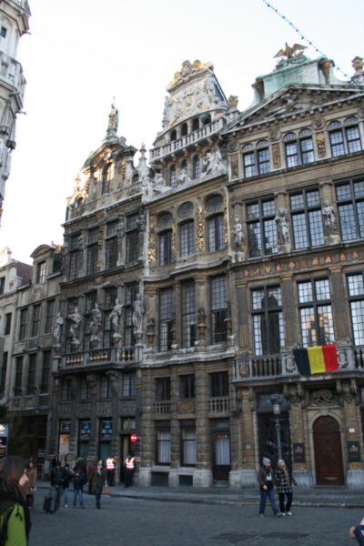One of the many brew houses lining the Grand Place
