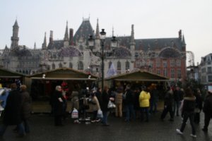 Christmas markets in the town square