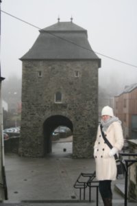Sarah - freezing in Bastogne