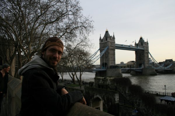 Adam and the BBC Bridge, I mean, ahem...the London Bridge