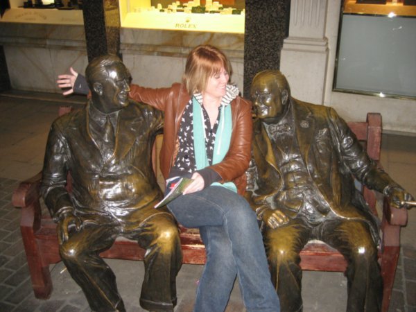 Having a chat with Franklin D Roosevelt and Sir Winston Churchill 