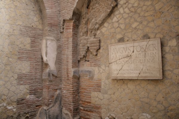 Dedication of Hall of Augustales
