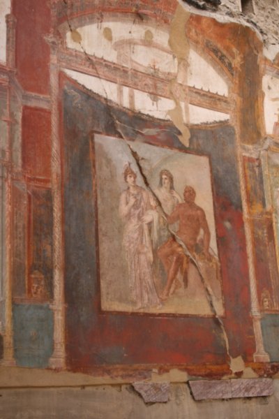 Hercules with Minerva and Juno in the Collegio degli Augustali