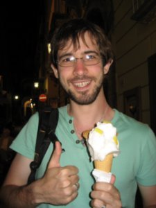 Adam's one and only Sorrento love - the gelati!