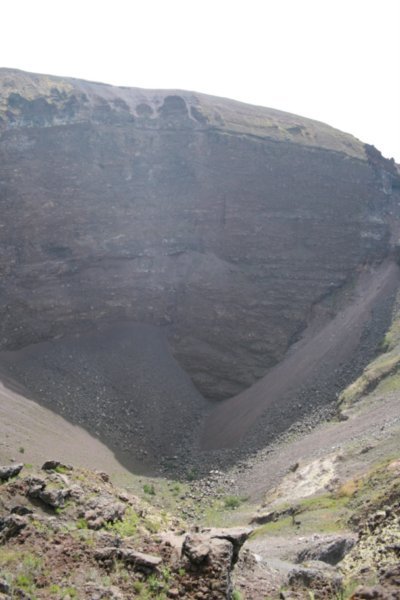 Into the mouth of the volcano